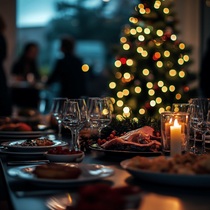 weihnachtsfeier dinner